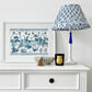 Gardenia Frill Block-Printed Lamp Shade