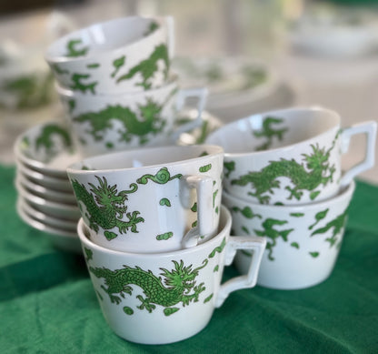 Rare Green Dragon Part Tea Set