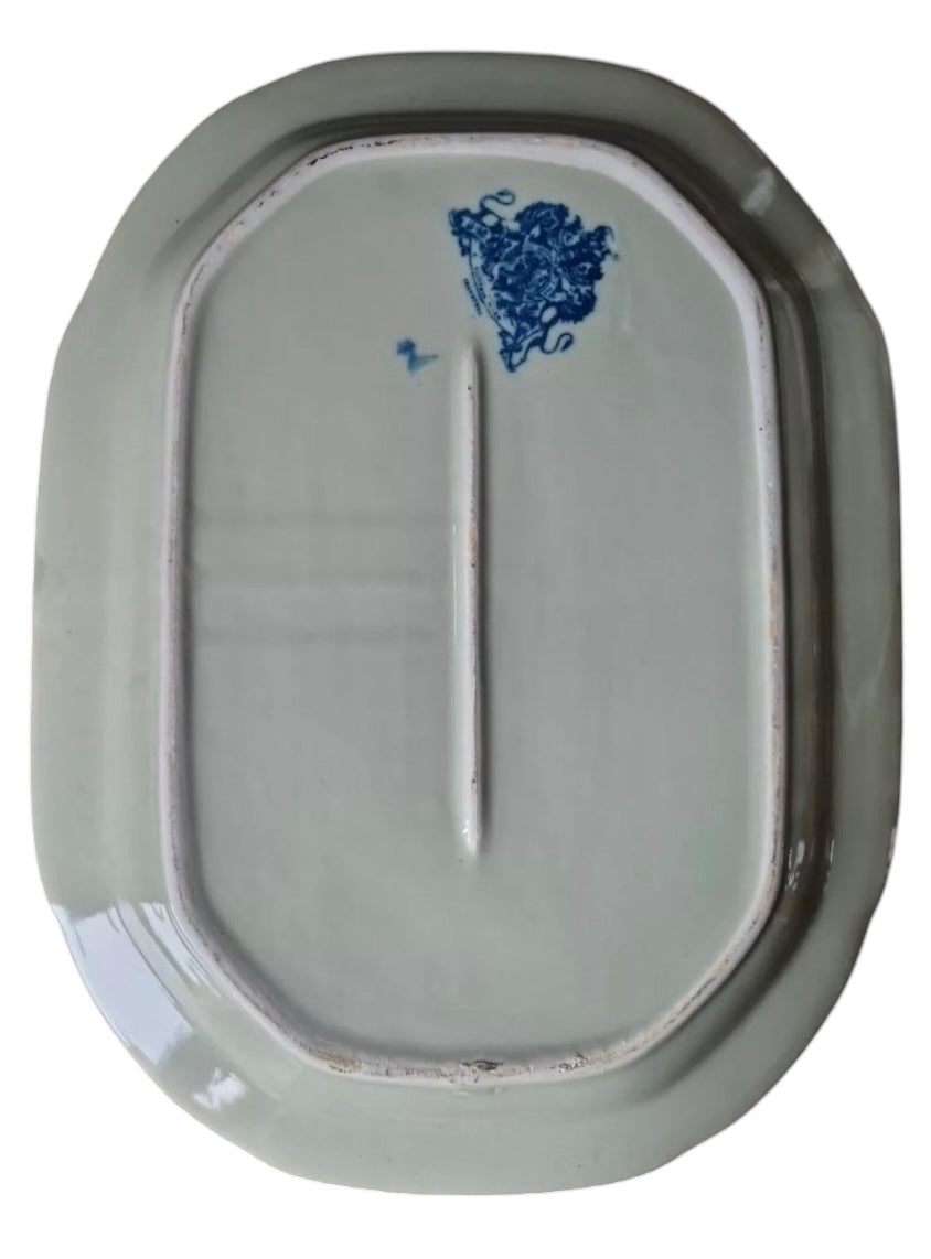 Antique Chinoiserie Victoria Ware Platter