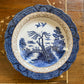 Vintage 'Blue Willow' Shallow Dinner Plates/Bowls: set of 5