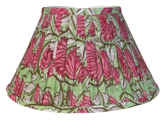 Lychee Block-Printed Lamp Shade