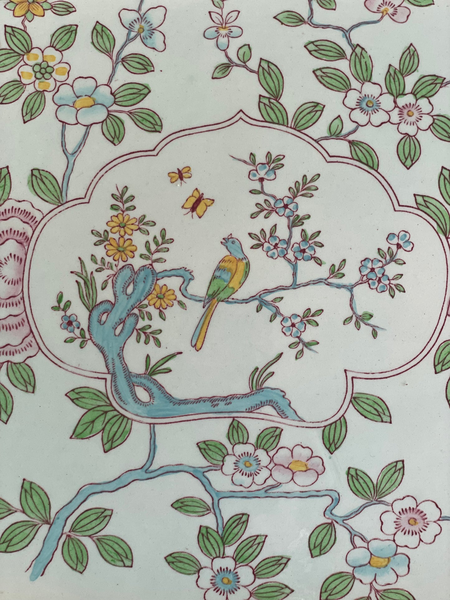 Vintage 'Singapore Bird' Large Platter