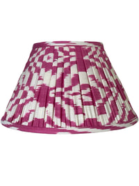 Carnation Silk Ikat Lamp Shade