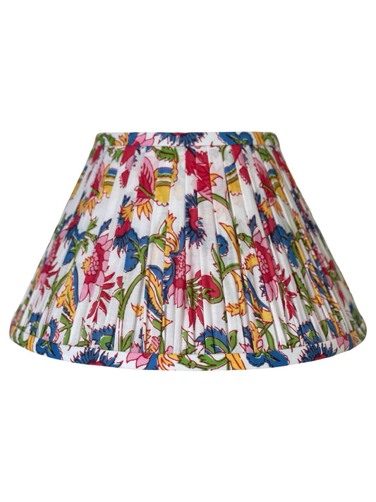 Bottlebrush Block-Printed Lamp Shade