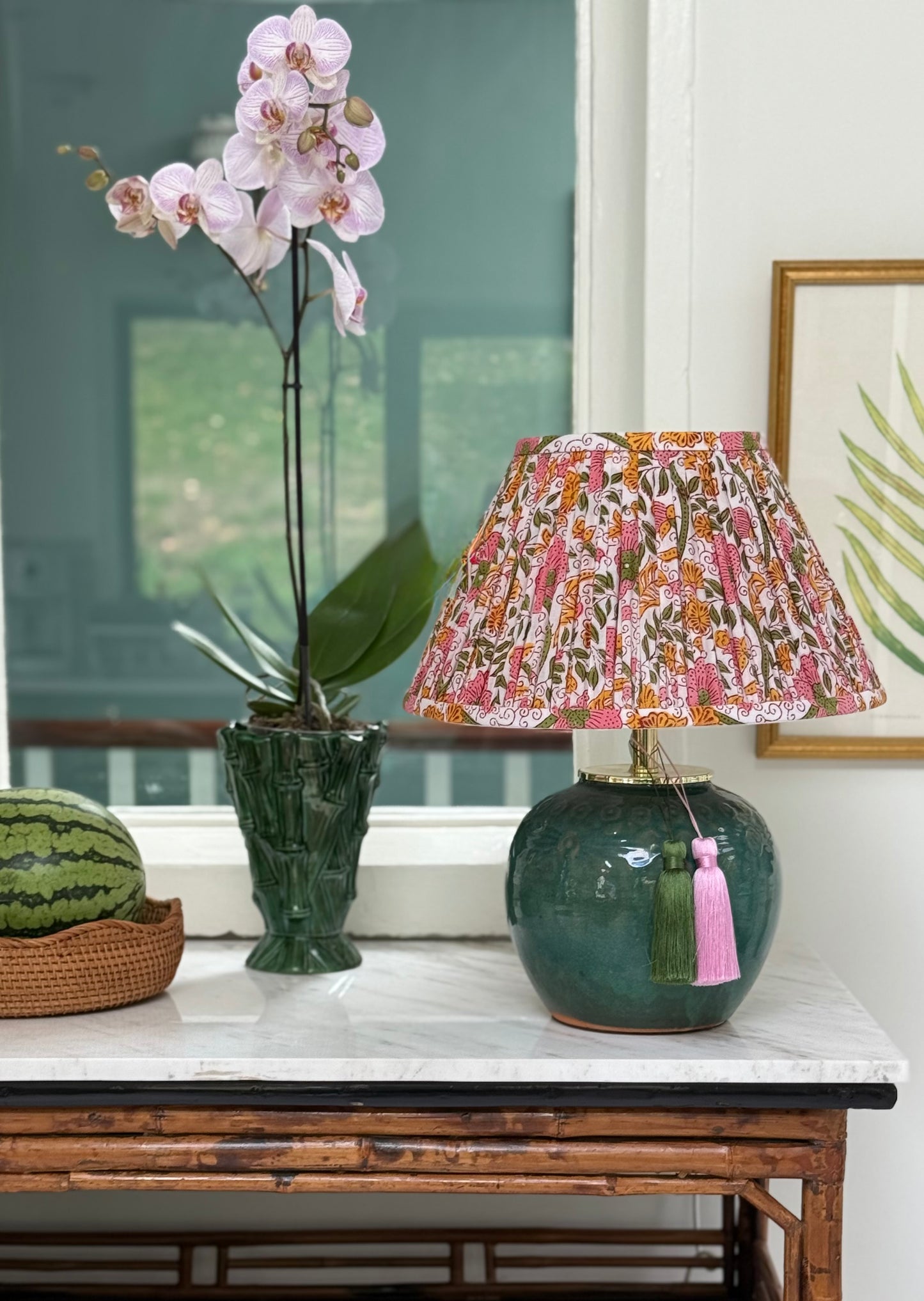 Patna Block-Printed Lamp Shade