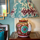 Duck Egg Ikat Lamp Shade