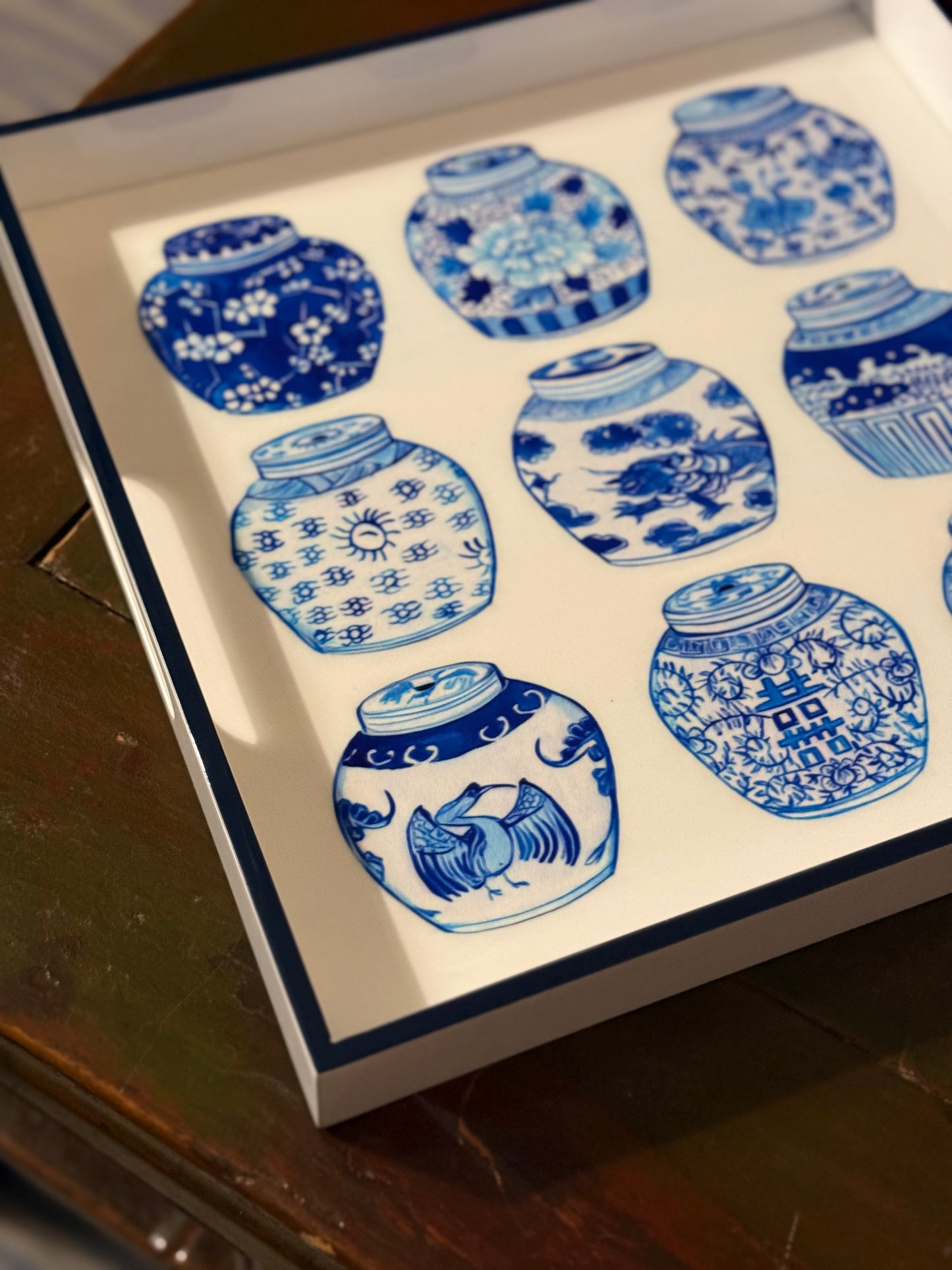 Ginger Jars Lacquer Tray