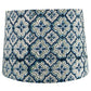 Delphinium Block-Print Cotton Gathered Lamp Shade