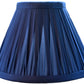 Navy Silk Lamp Shade