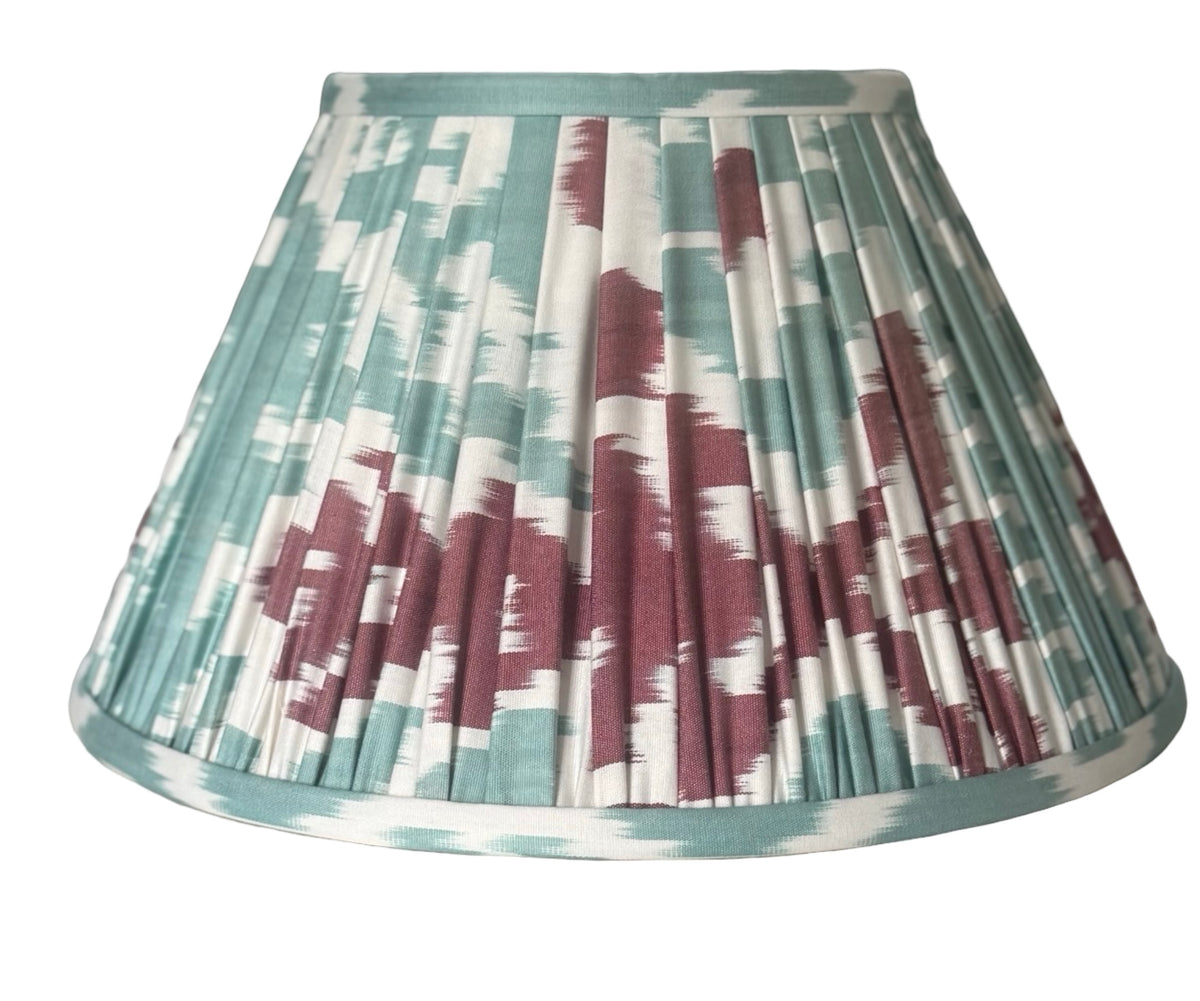 Duck Egg Ikat Lamp Shade