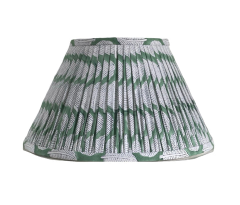 Leaf Block-Printed Lamp Shade