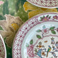 Vintage 'Singapore Bird' Side Plates: set of 4