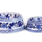 Blue & White Ceramic Pet Bowl