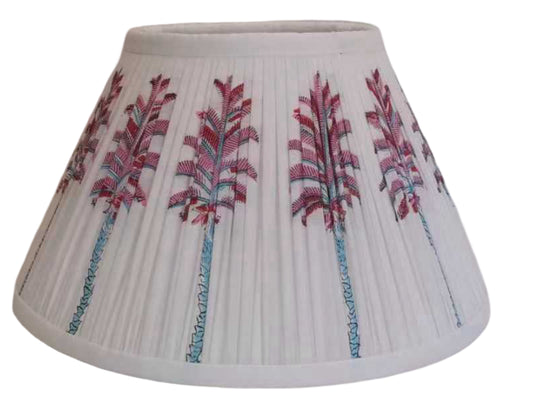 Flamingo Block-Printed Lamp Shade