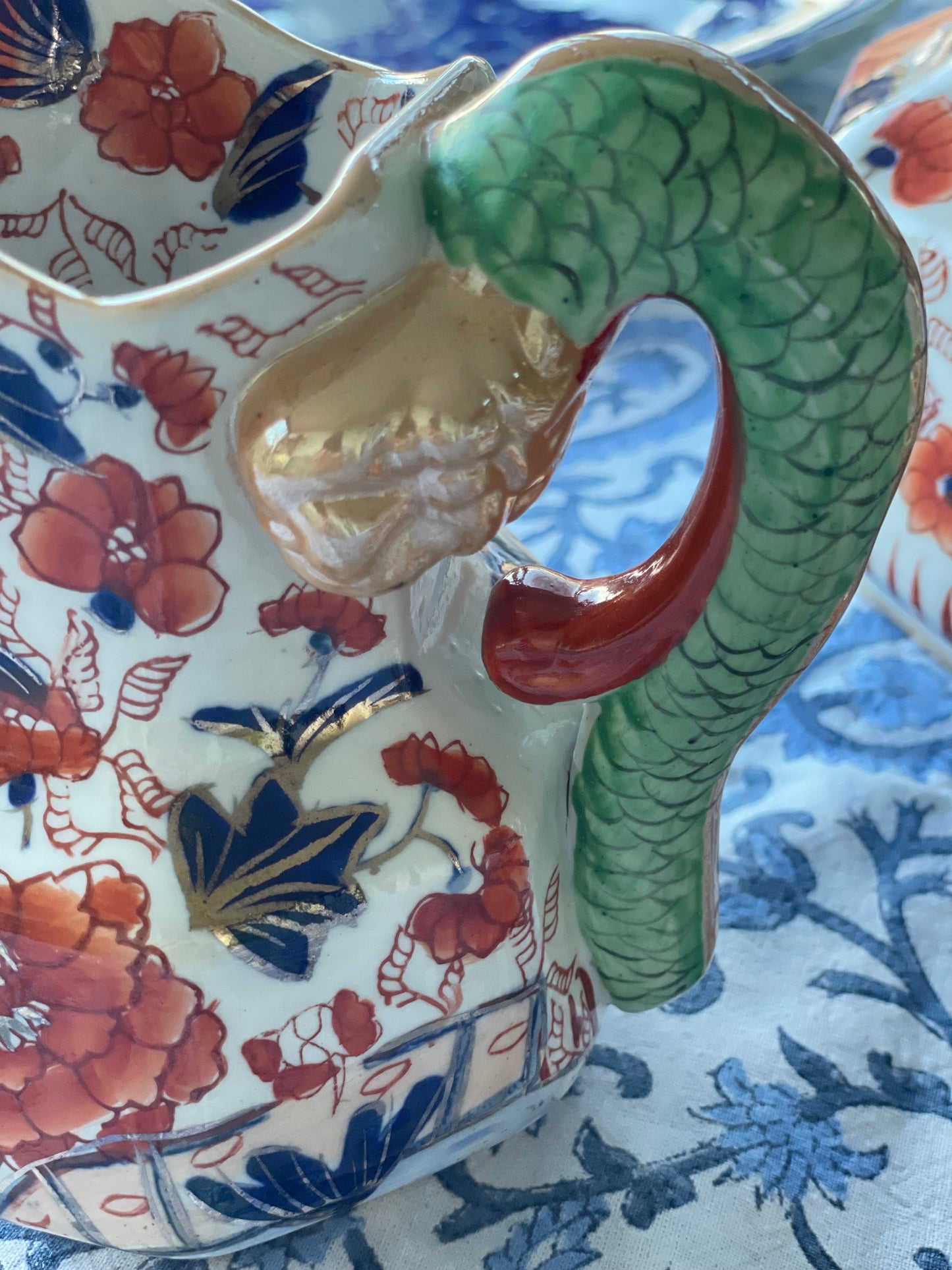 Antique Mason's Hydra Jugs