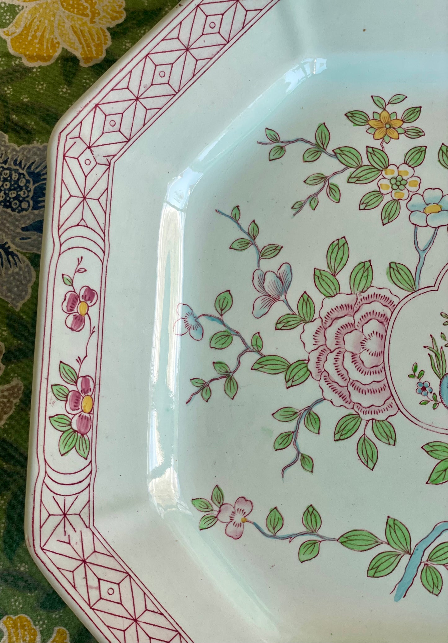 Vintage 'Singapore Bird' Large Platter