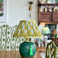 Corn Block-Printed Lamp Shade