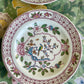 Vintage 'Singapore Bird' Side Plates: set of 4