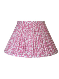 Dahlia Block-Printed Lamp Shade
