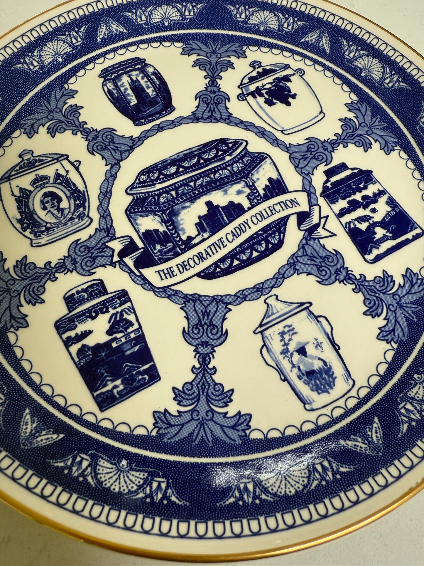 Mason’s for Ringtons Decorative Caddy Collection China Plate