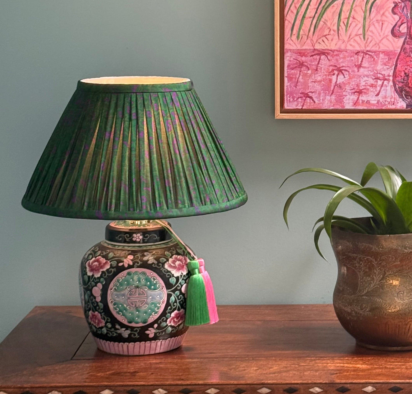 Amroha Silk Sari Lamp Shade