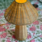 Palawan rattan rechargeable lamp