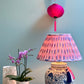 Butterfly Polkadot Ginger Jar Lamp