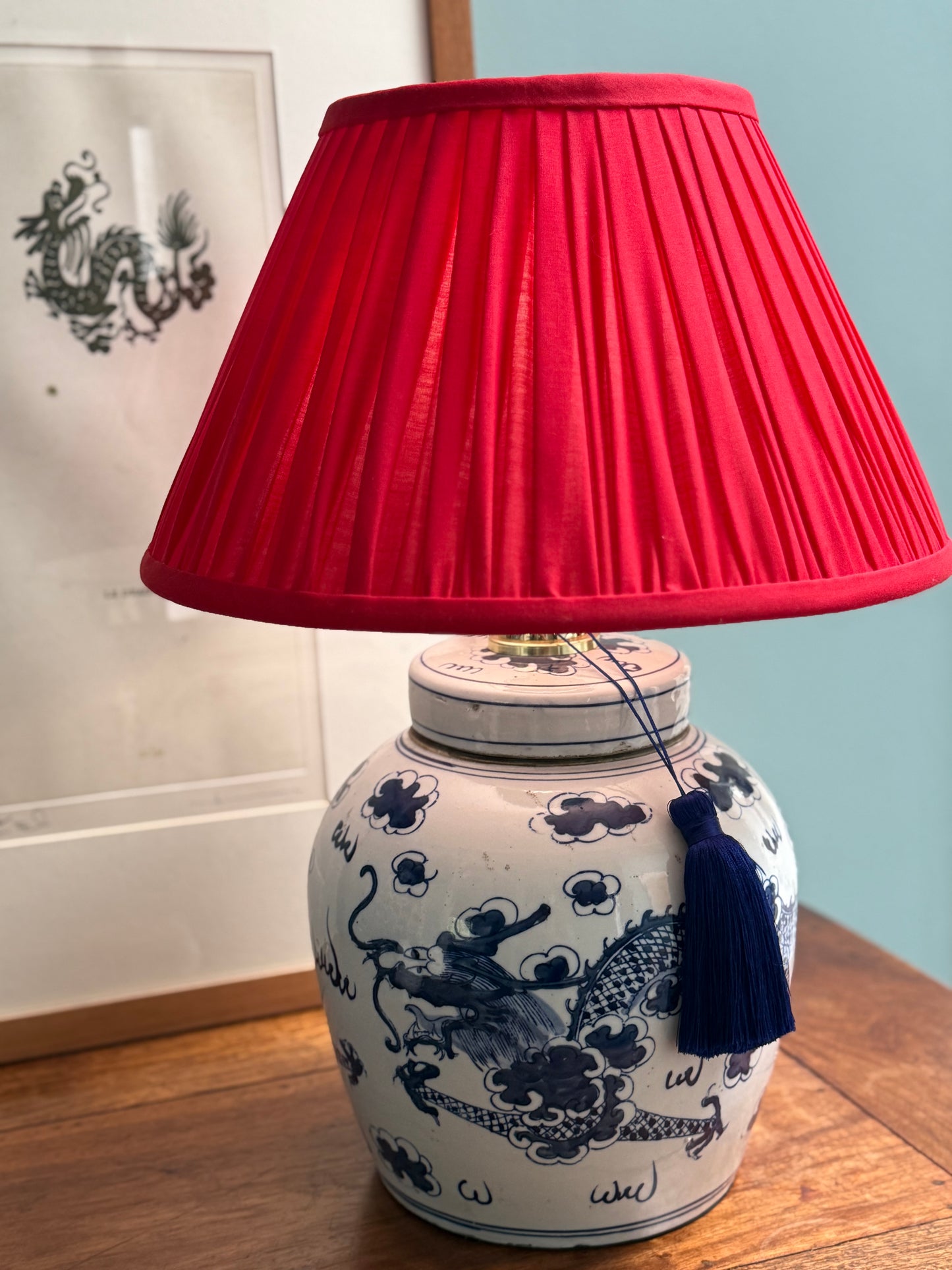 Dragon Ginger Jar Lamp