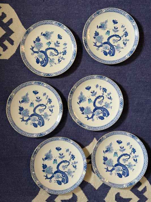 Royal Tuscan ‘Mandarin’ Bone China side plates