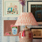 Coral Double Happiness Ginger Jar Lamp