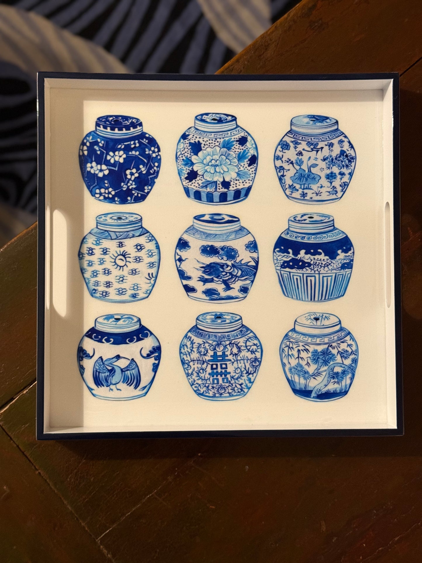 Ginger Jars Lacquer Tray