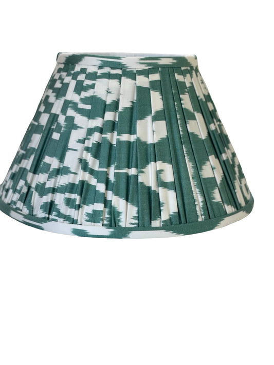 Forest Silk Ikat Lamp Shade