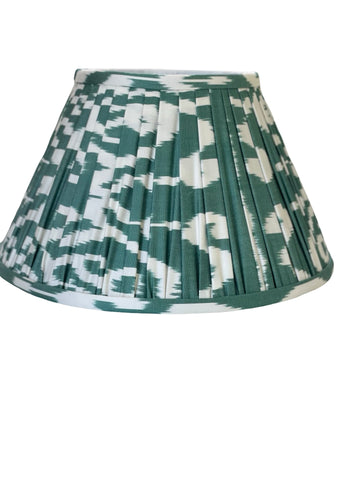 Forest Silk Ikat Lamp Shade