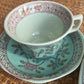 Vintage 'Singapore Bird' Cup & Saucer: set of 2