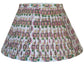 Zinnia Block-Printed Lamp Shade