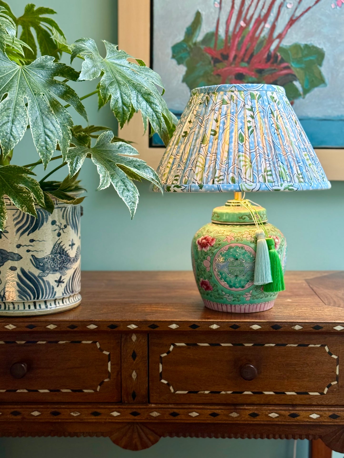 Famille Verte Ginger Jar Lamp