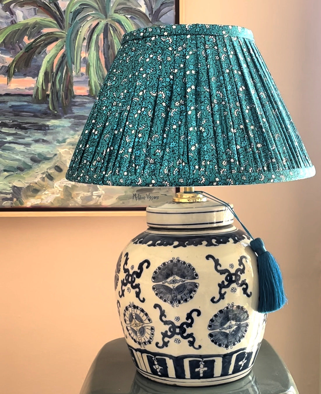 Karantaka Silk Sari Lamp Shade