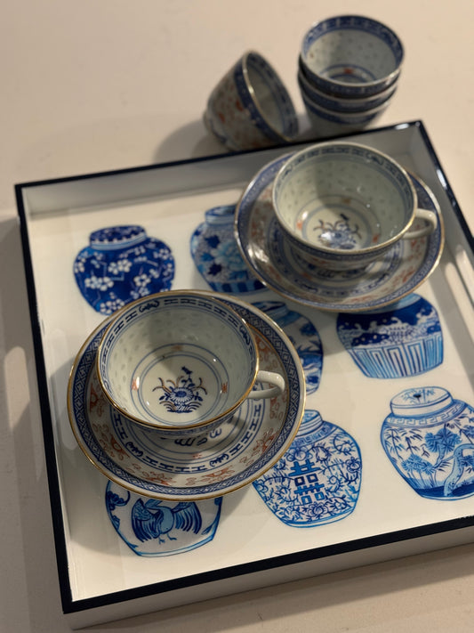 Ginger Jars Lacquer Tray