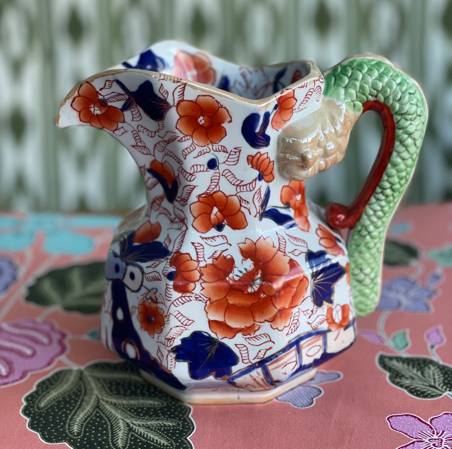 Antique Mason's Hydra Jugs