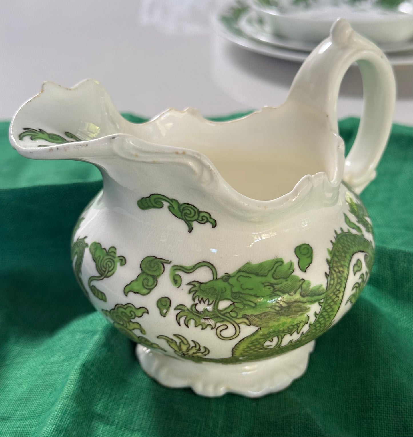 Rare Green Dragon Part Tea Set