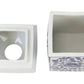 Lotus Flower Ceramic Tissue Box