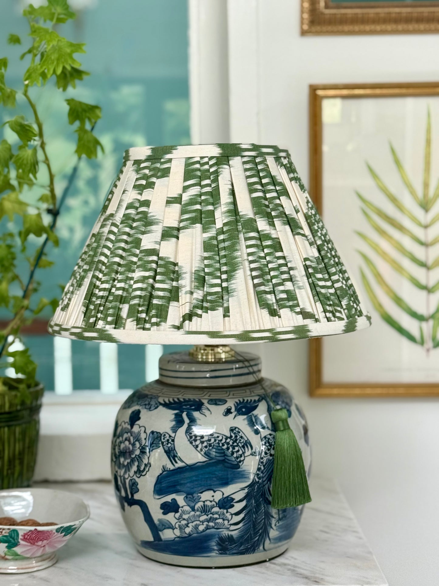 Hunter Ikat Lamp Shade