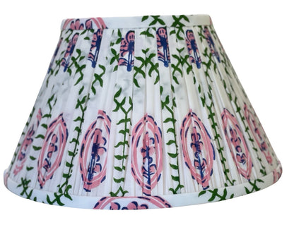 Flora Block-Printed Lamp Shade