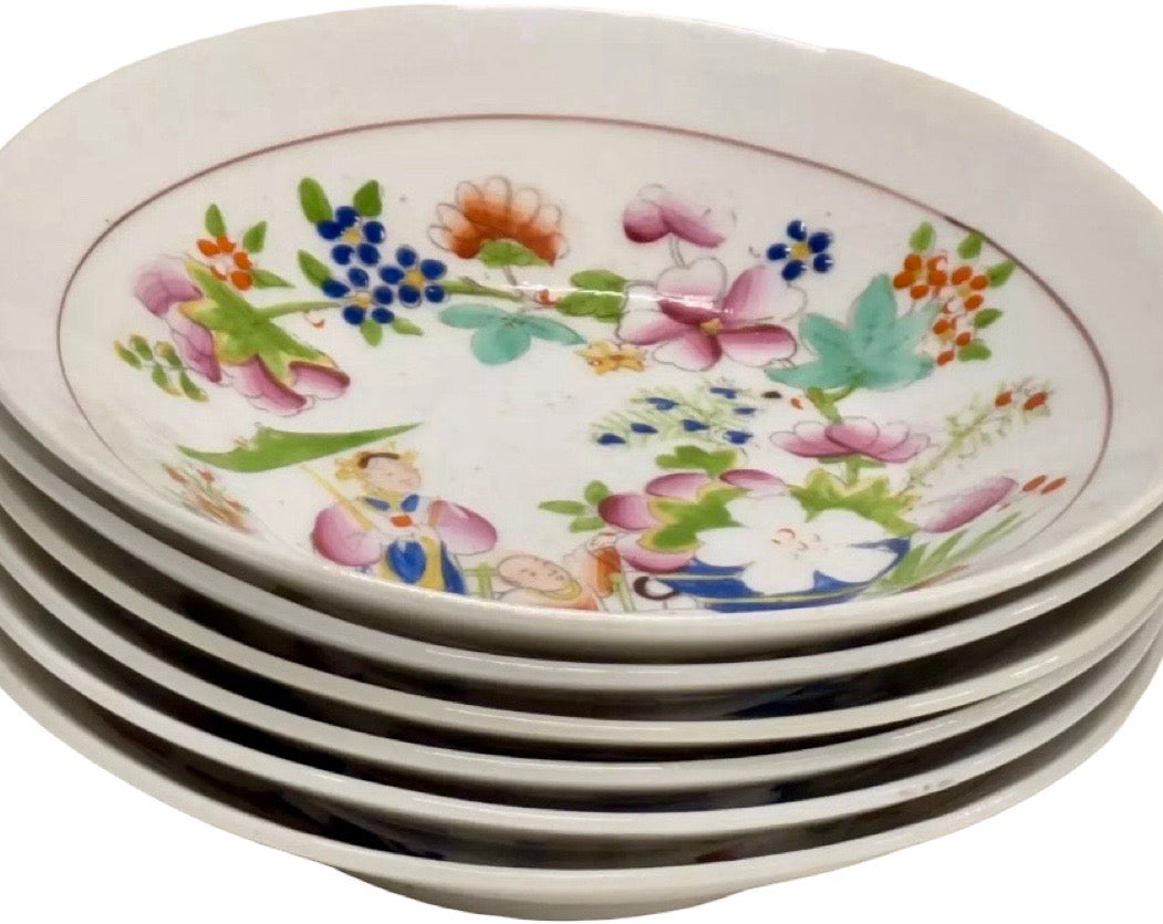 Antique Hilditch & Sons 'Lady with Lyre' dishes