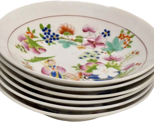 Antique Hilditch & Sons 'Lady with Lyre' dishes