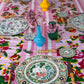 Antique Chinese Plates Placemat Set - Coloured