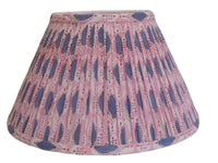Salvia Block-Printed Lamp Shade