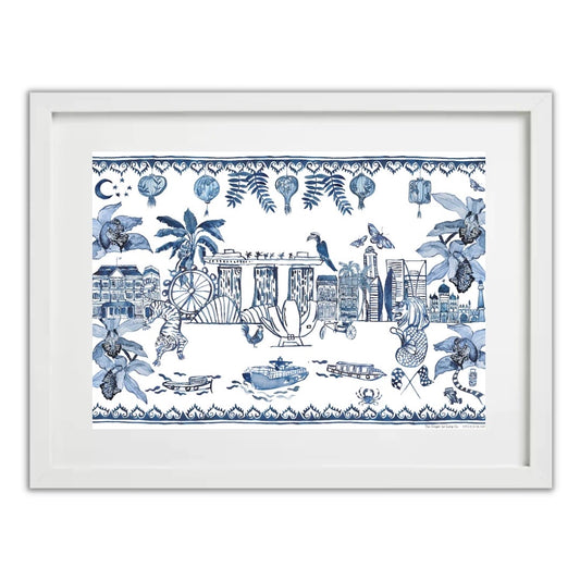 'Singapore Celebration' Art Print