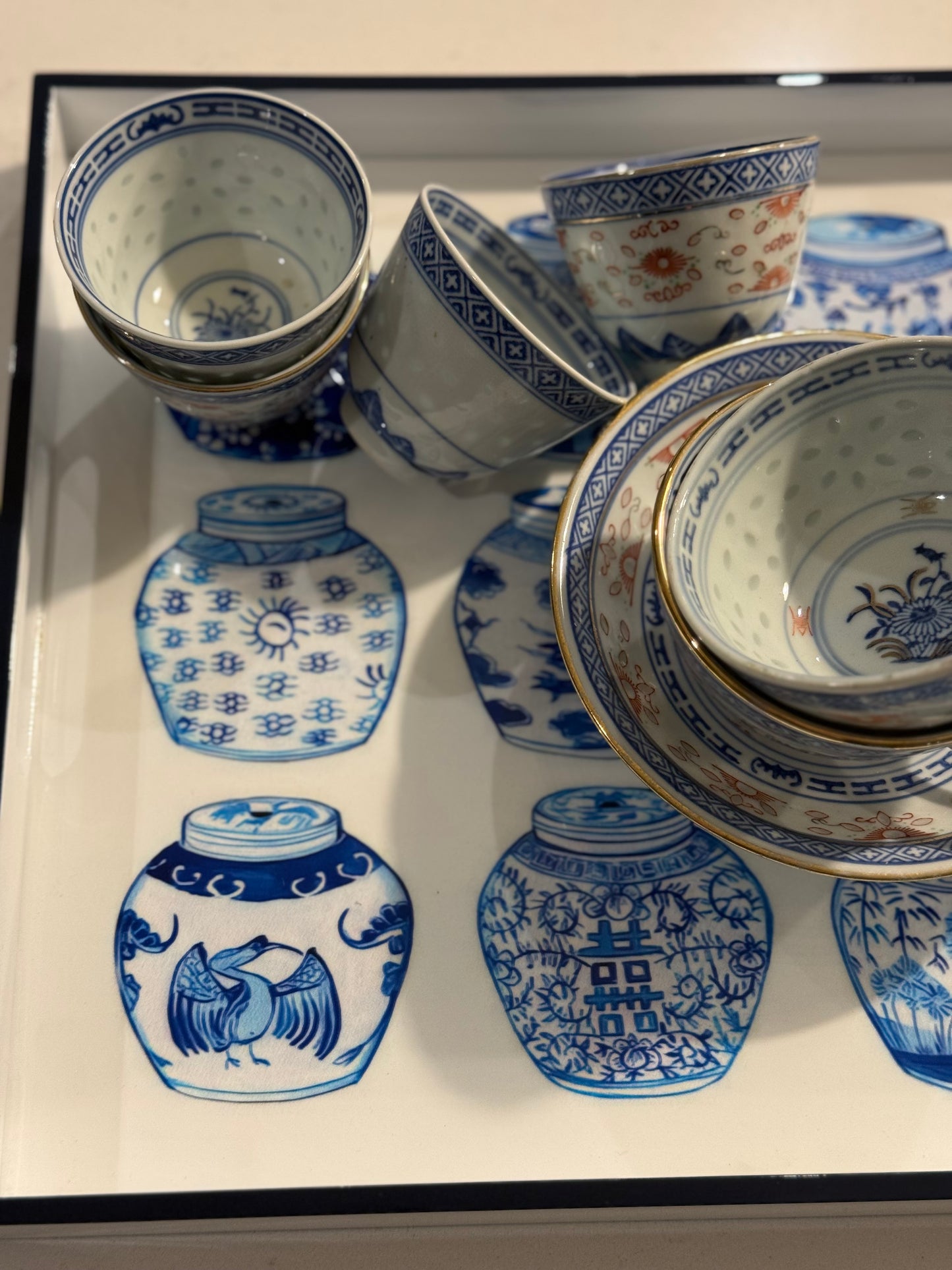 Ginger Jars Lacquer Tray