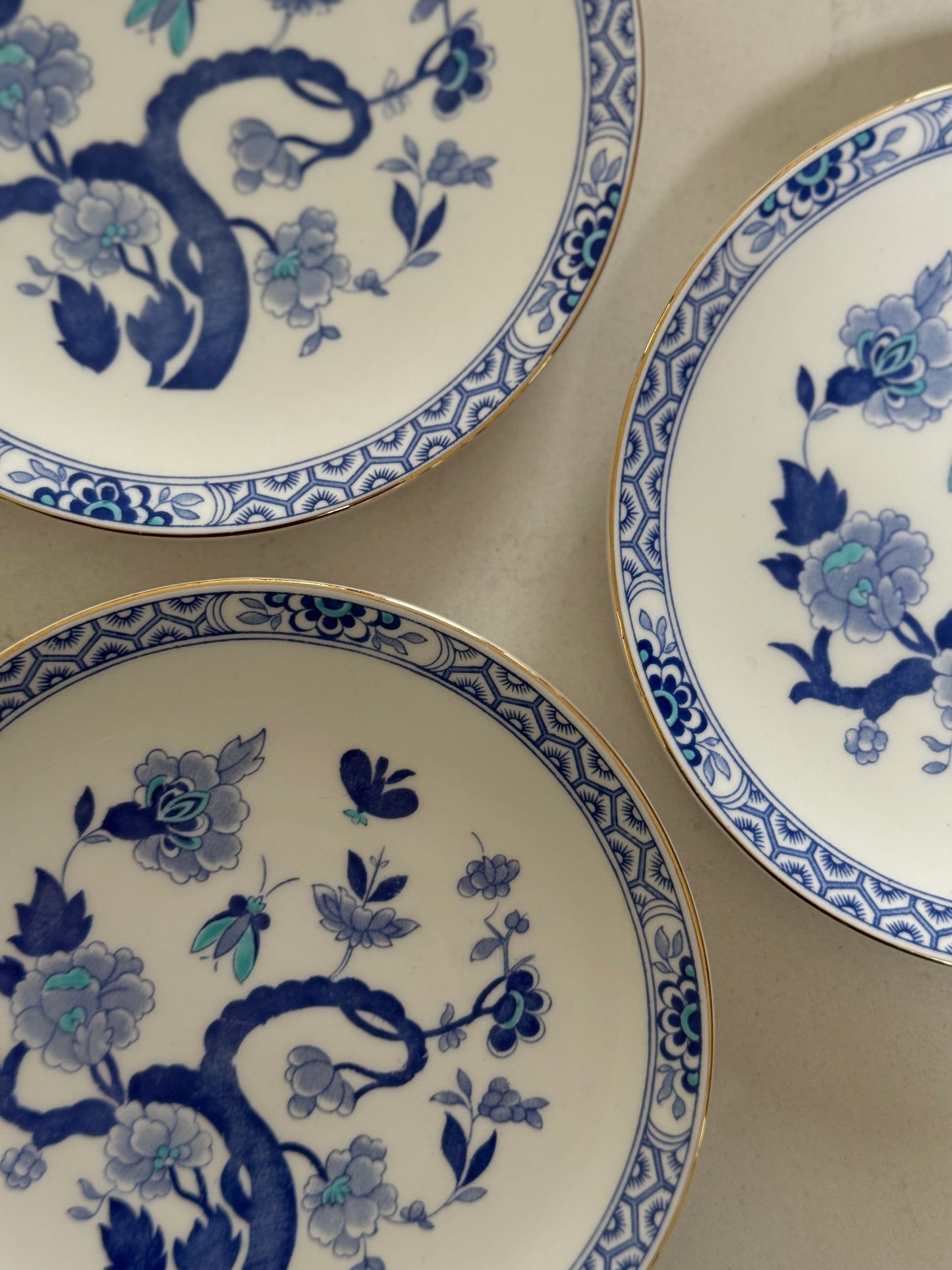 Royal Tuscan ‘Mandarin’ Bone China side plates